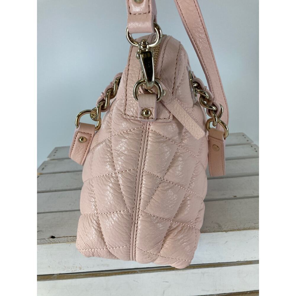 KATE SPADE PINK PUFFED QUILTED LEATHER CROSSBODY BAG (ASIS) - Picture 2 of 16